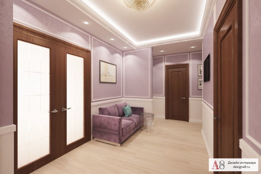 Дизайн 4 комнатной квартиры 83 кв