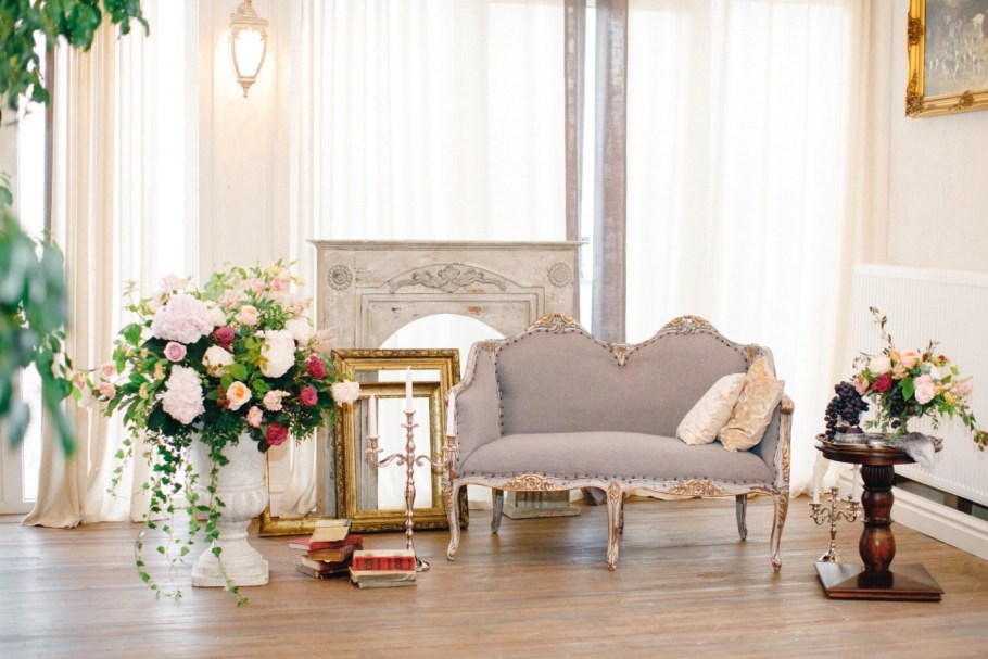 Украшение зала на свадьбу