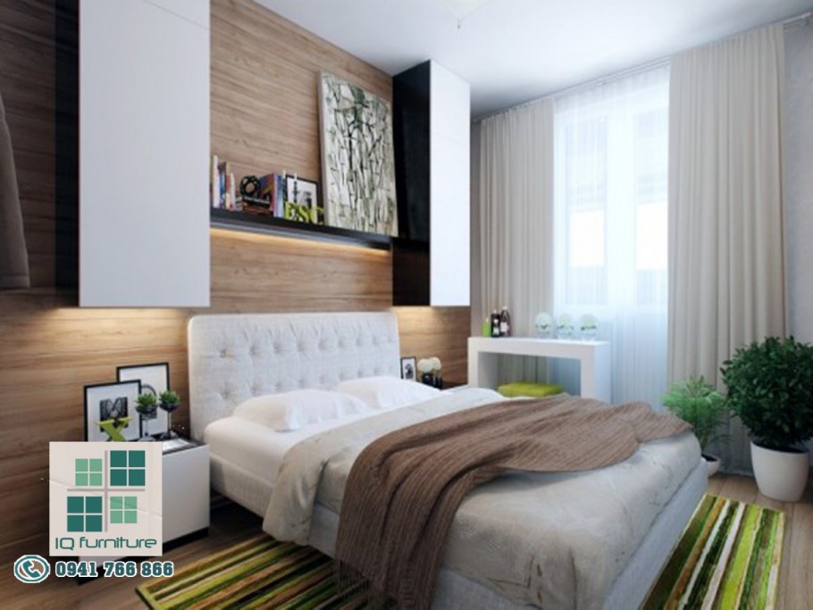 Интерьер небольшой спальни