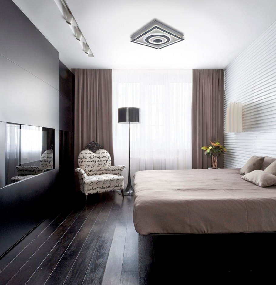 Спальня в минималистическом стиле 12 кв.м