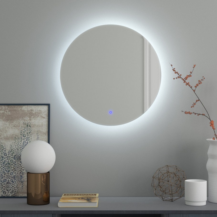 Большие зеркала в ванную