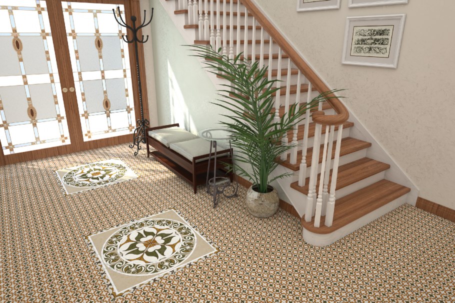 Ruggine r. sat, Hiros Cerdomus (50х50 керамогранит)