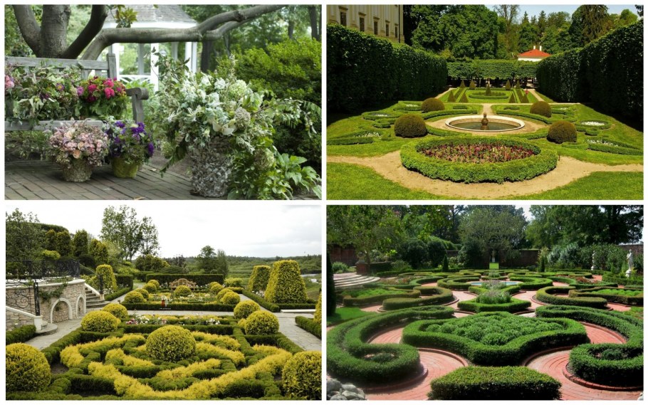 Ландшафное архитектура французский парк