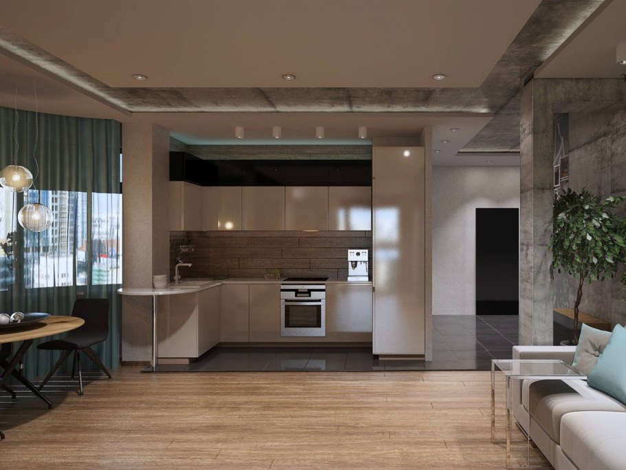 Современная квартира студия