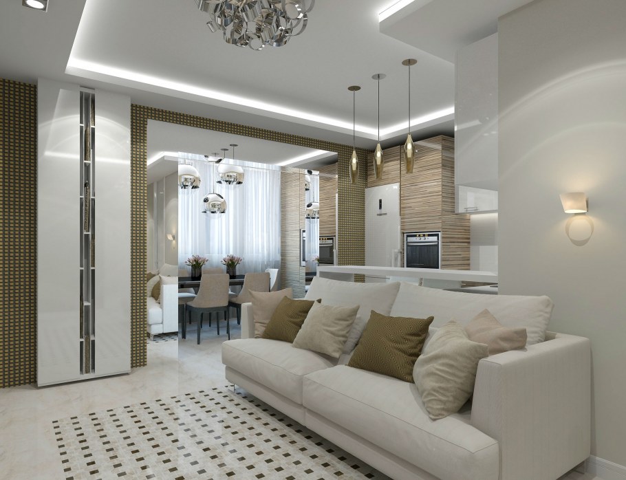 Красивая трехкомнатная квартира