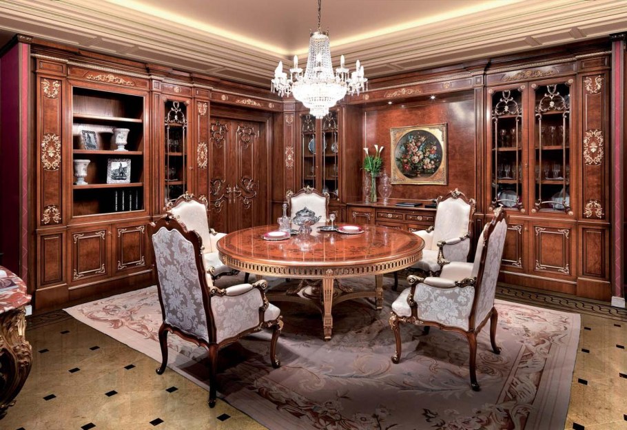 Гостиная Италия классика стиль Чиппендейл