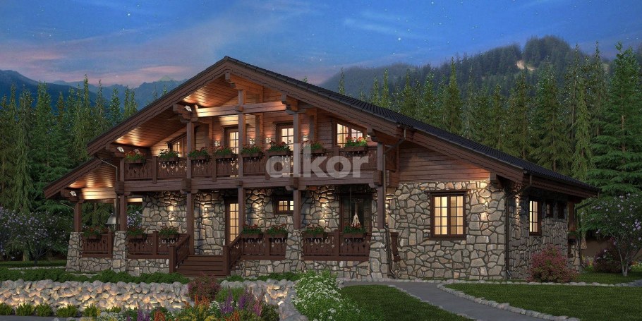 Шале Ментон проект