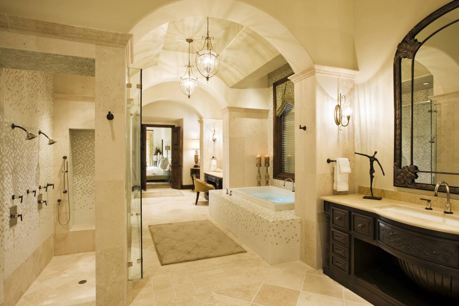 Ванна в колониальном стиле