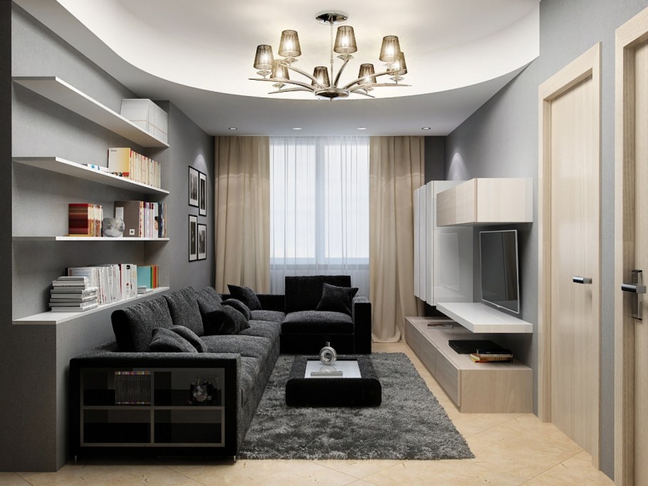 Проекты гостиных