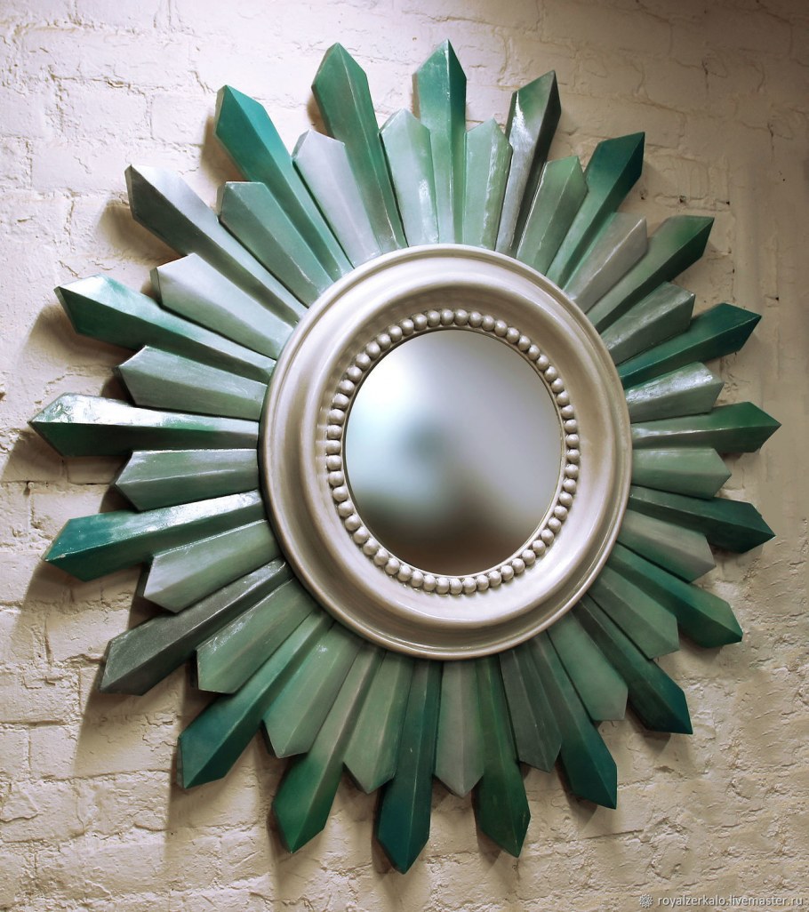 Декоративное зеркало солнце