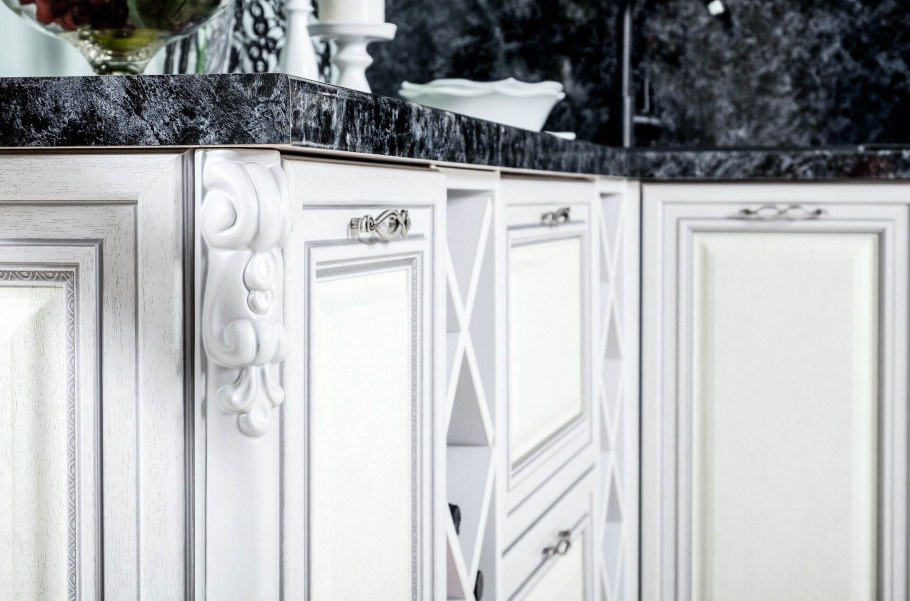 Кухня Ника ясень патина