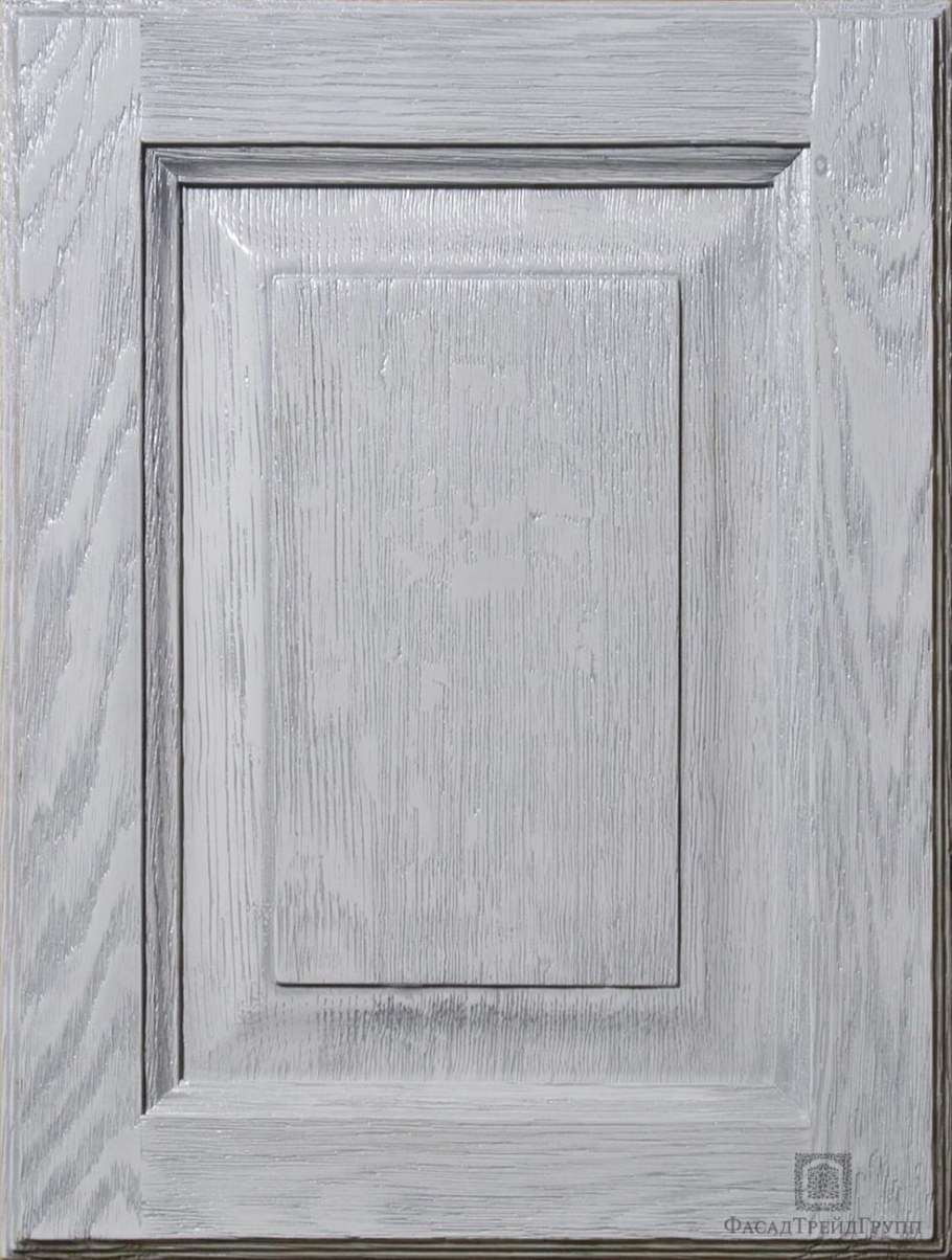 Классическая кухня с патиной серебро