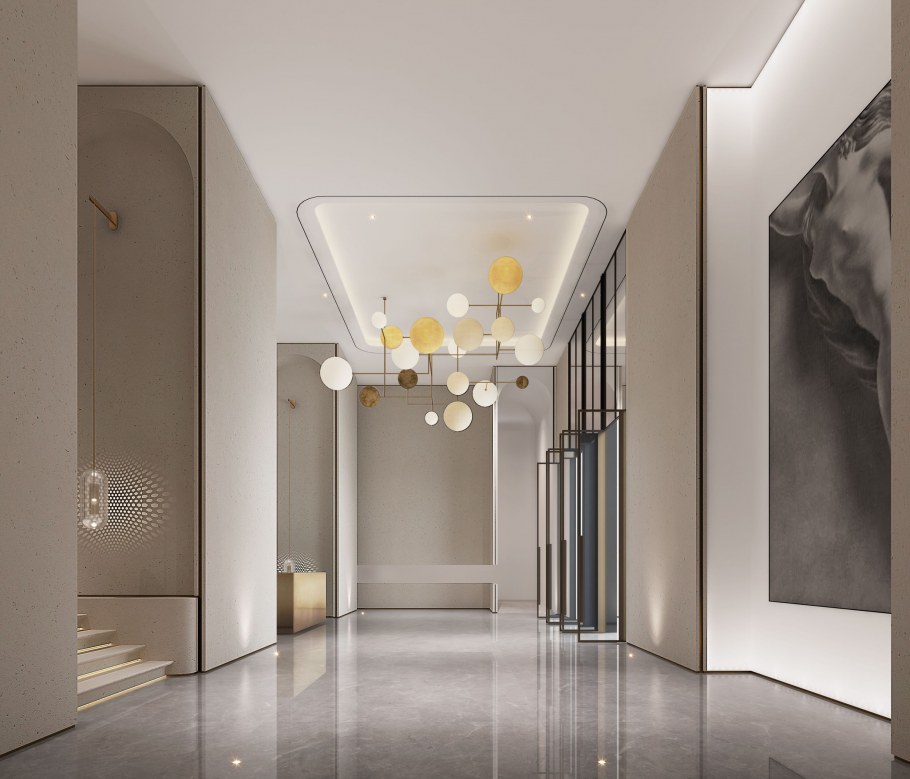 Вестибюль в современном стиле