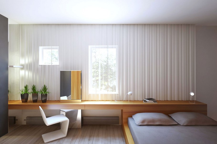 Потолок в гостиной в стиле Минимализм