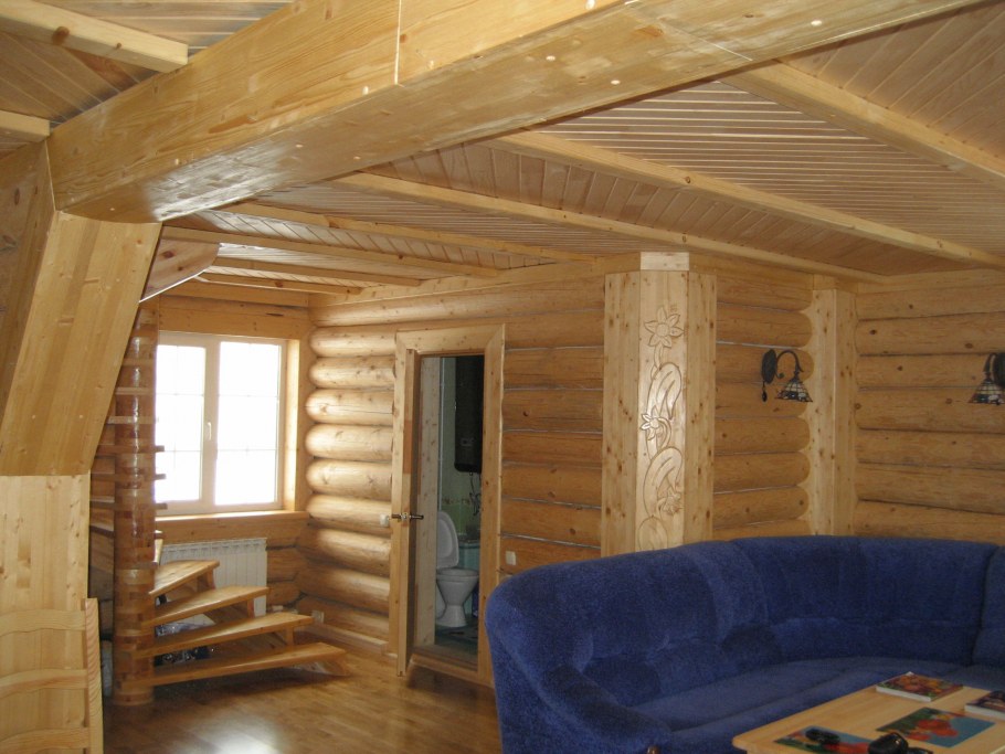 Отделка деревянных домов и бань