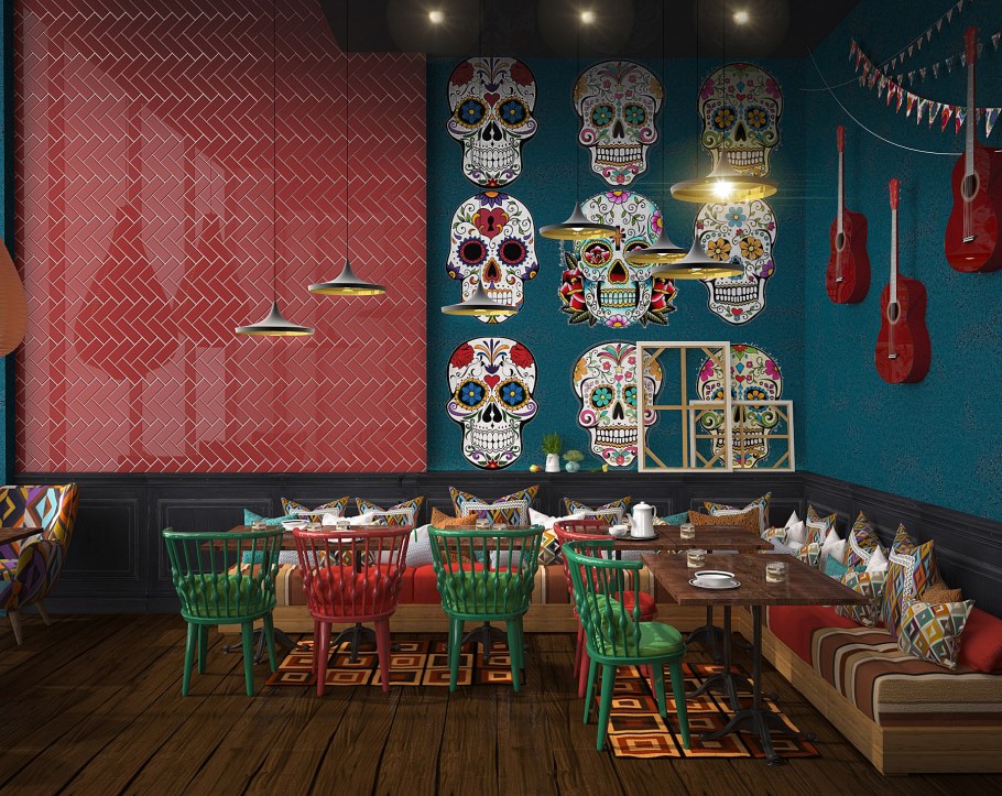 Мексиканский ресторан дизайн