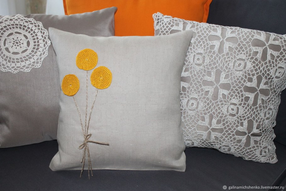 Льняные подушки