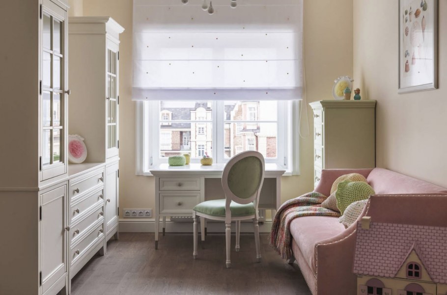 Римские шторы в детской