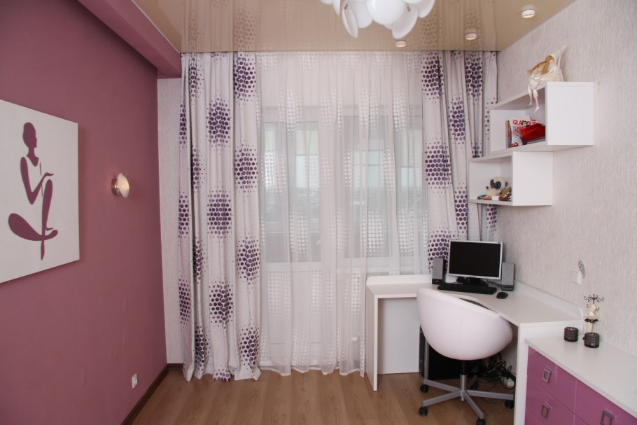 Шторы в подростковую комнату для девочки