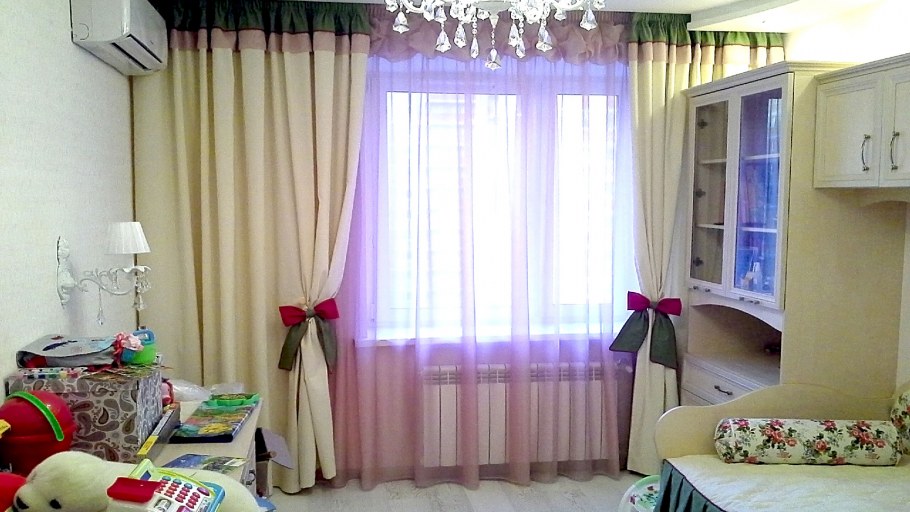 Шторы и тюль для детской комнаты