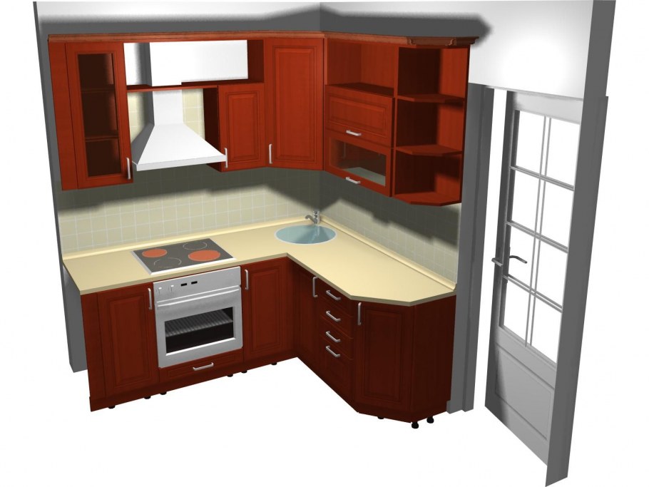 Проектировка маленькой кухни