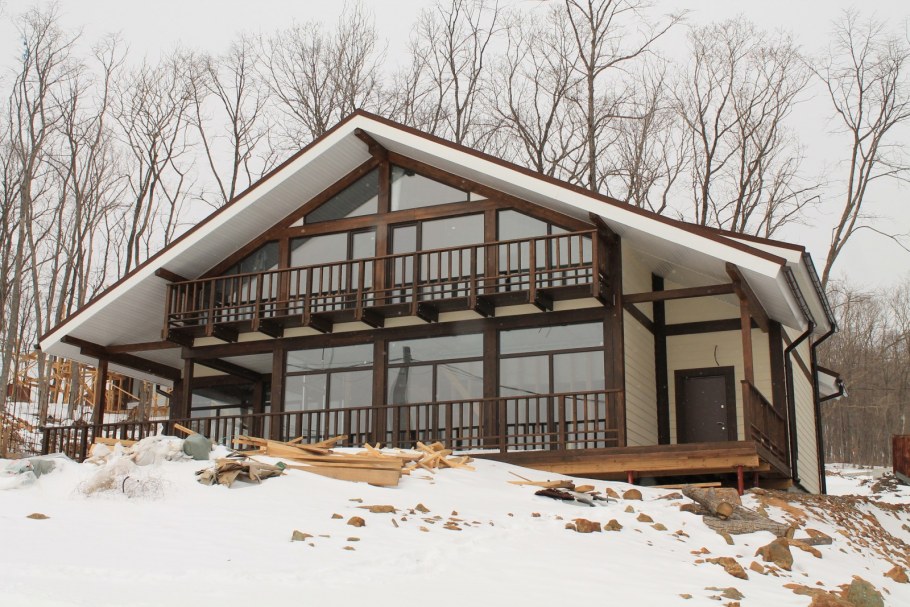 Терраса Шале фахверк