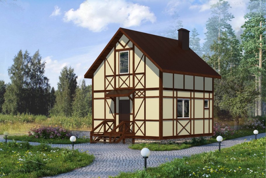 Фронтон фахверк