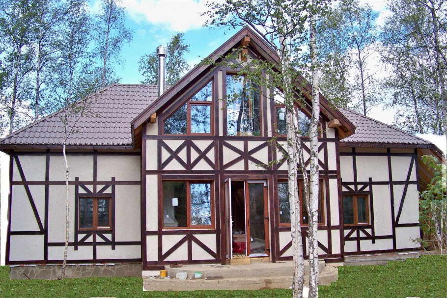 Фахверк фахверк фасад