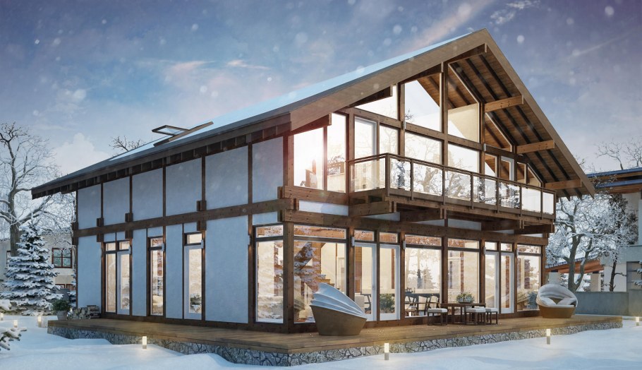 Рекуператор в фахверке