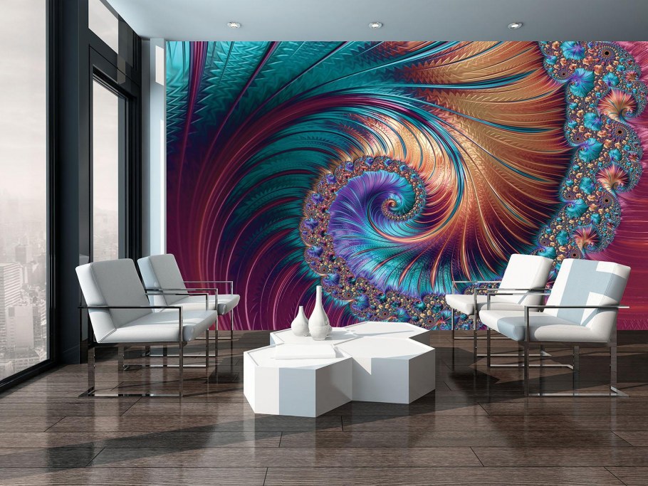 Геометрические фигуры на стене