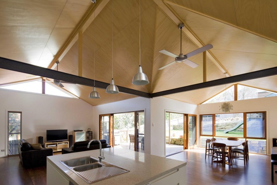 Подвесной потолок в бане