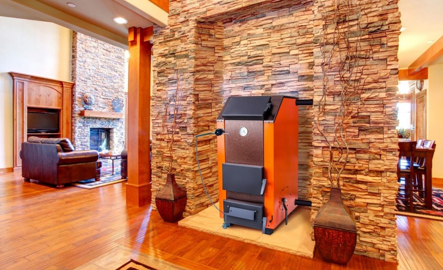 Камин отделка декоративным камнем