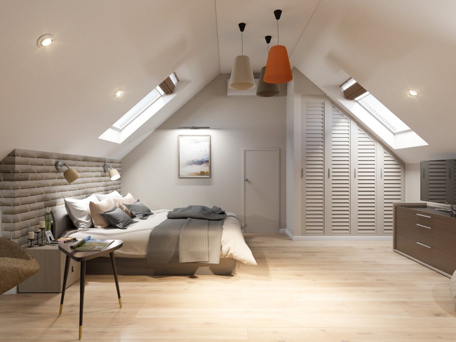 Освещение мансарды