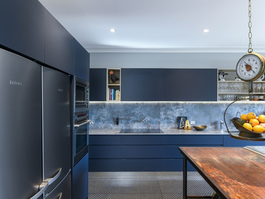 Икеа кухни Неоклассика синие