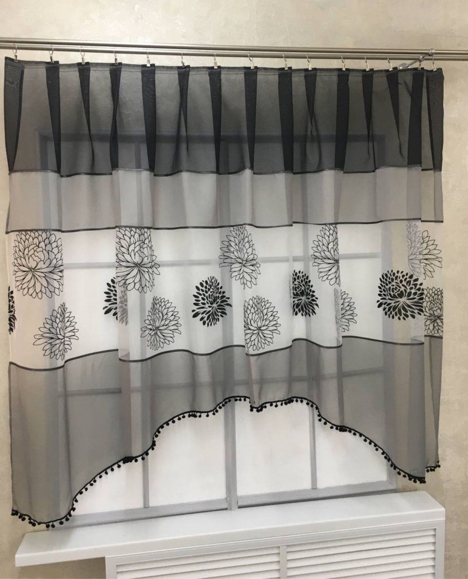 Штора арка для кухни