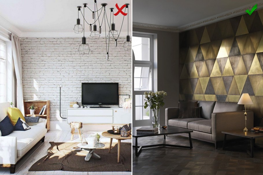 Современные тенденции в интерьере стены