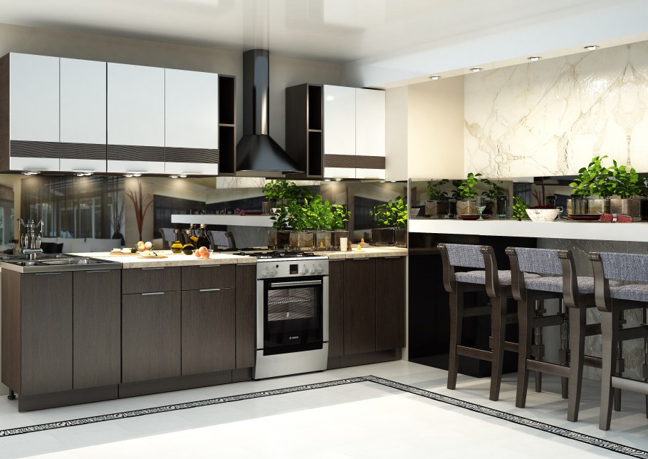 Кухня Сканди Cappuccino Softwood