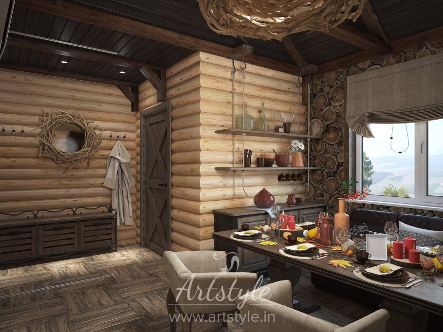 Отделка предбанника