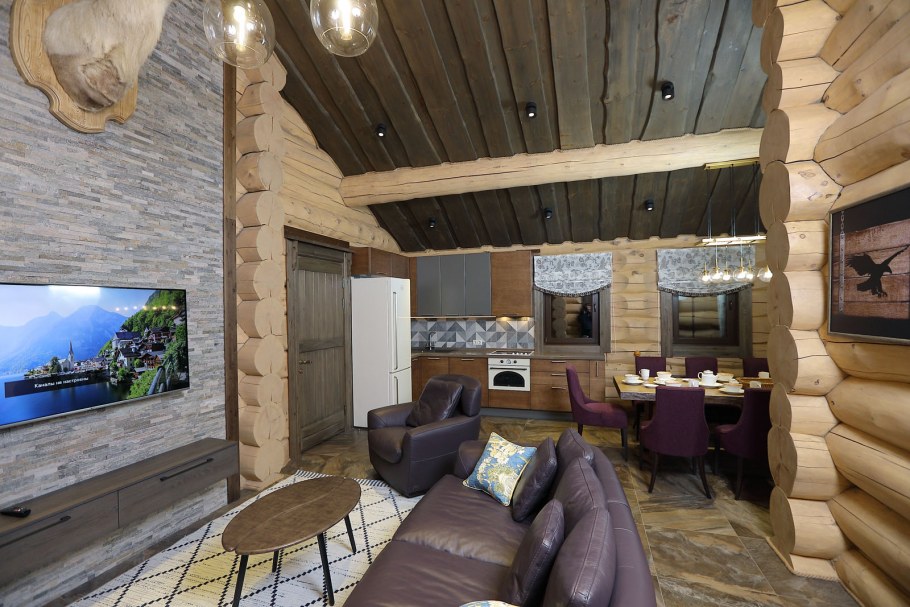 Баня со вторым этажом