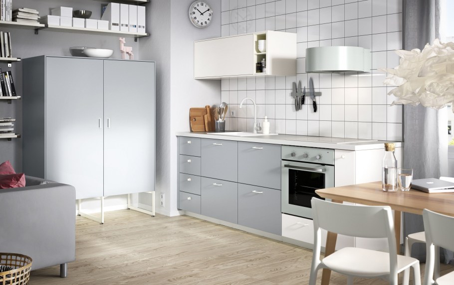 Кухня Веддинге икеа в интерьере