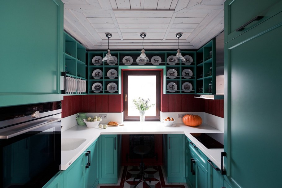 Кухня буквой п на маленькую кухню