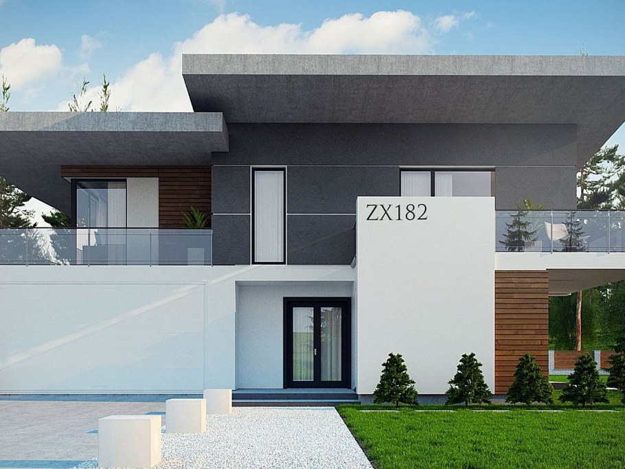 Проект с плоской крышей z500