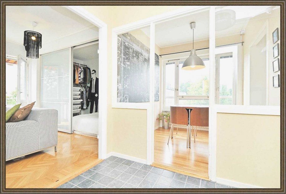 Студия с раздвижной перегородкой