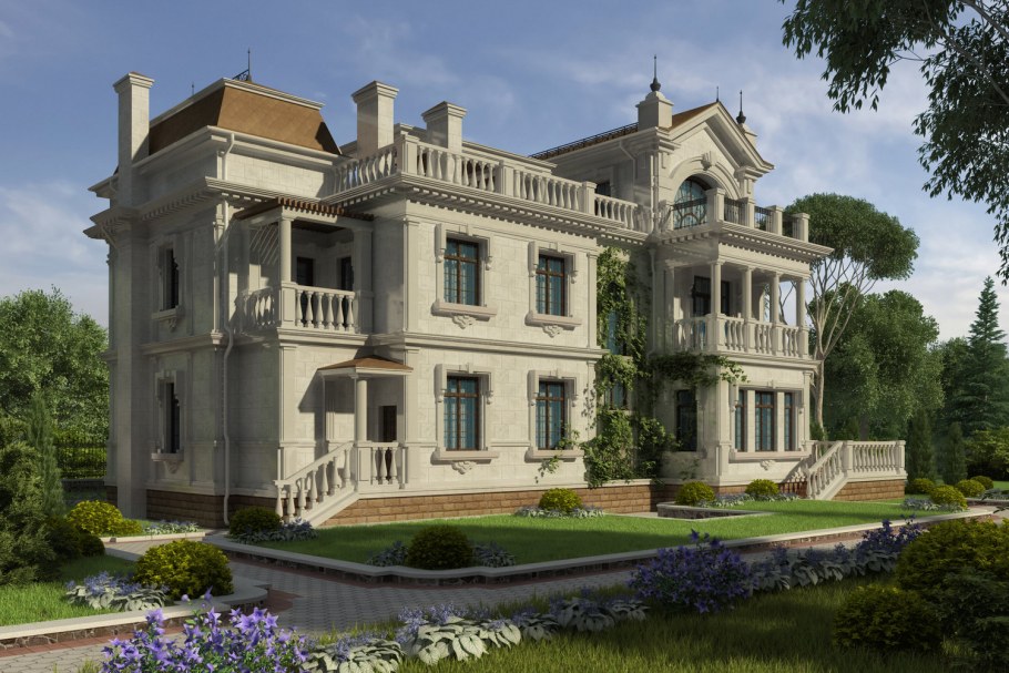 Особняк в стиле классицизм