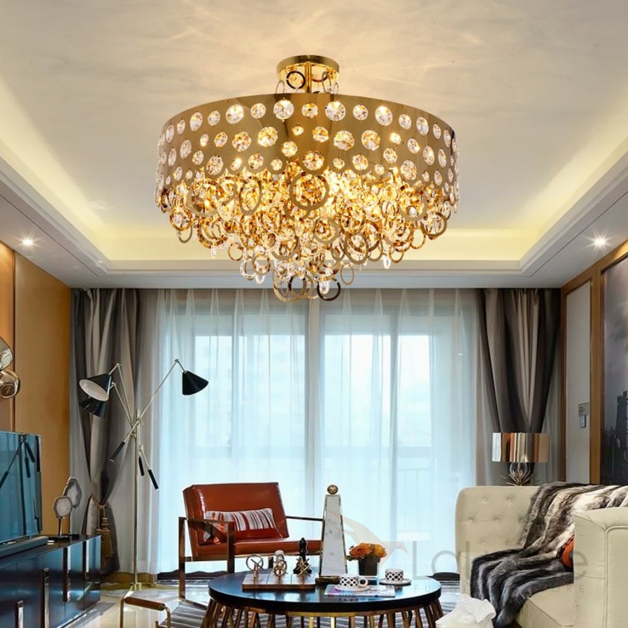 Люстра под золото