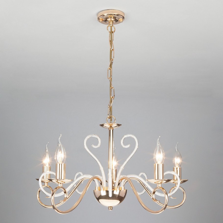 Подвесная люстра Eurosvet Silva 60090/8 золото