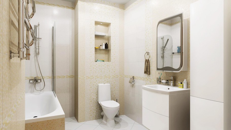 Плитка настенная 20x30 mozaika,бежевый