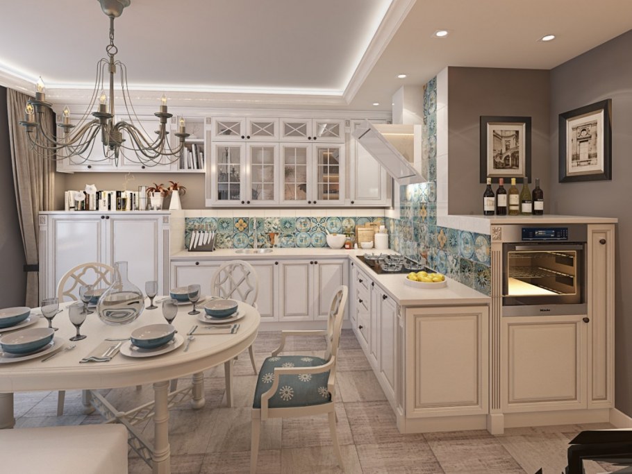 Кухня в стиле городской классики