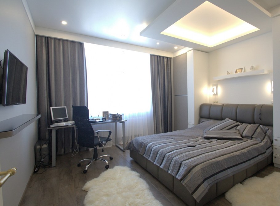 Интерьер спальни 12 кв для парня