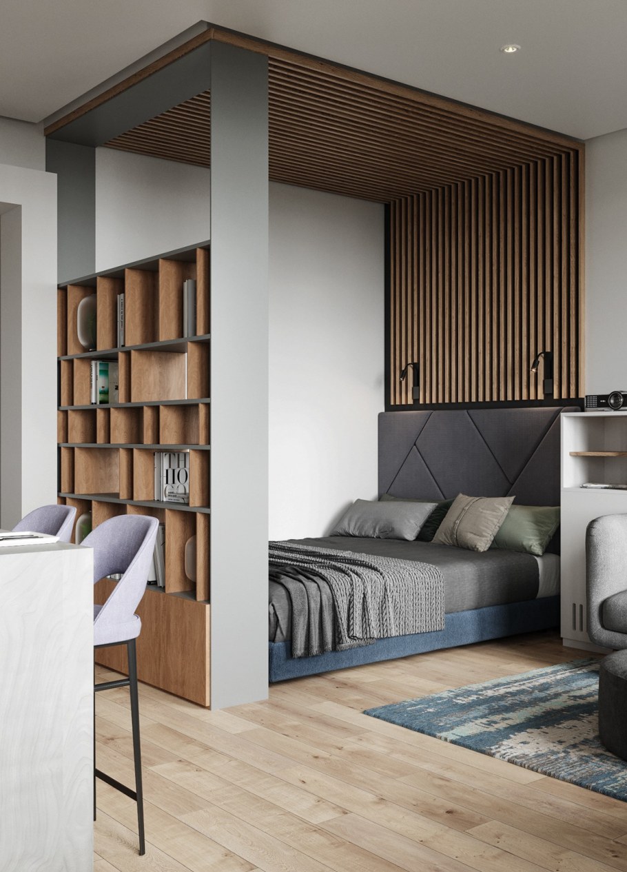 Разграничение пространства в студии